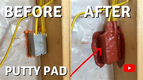 putty for junction box|what is a putty pad.